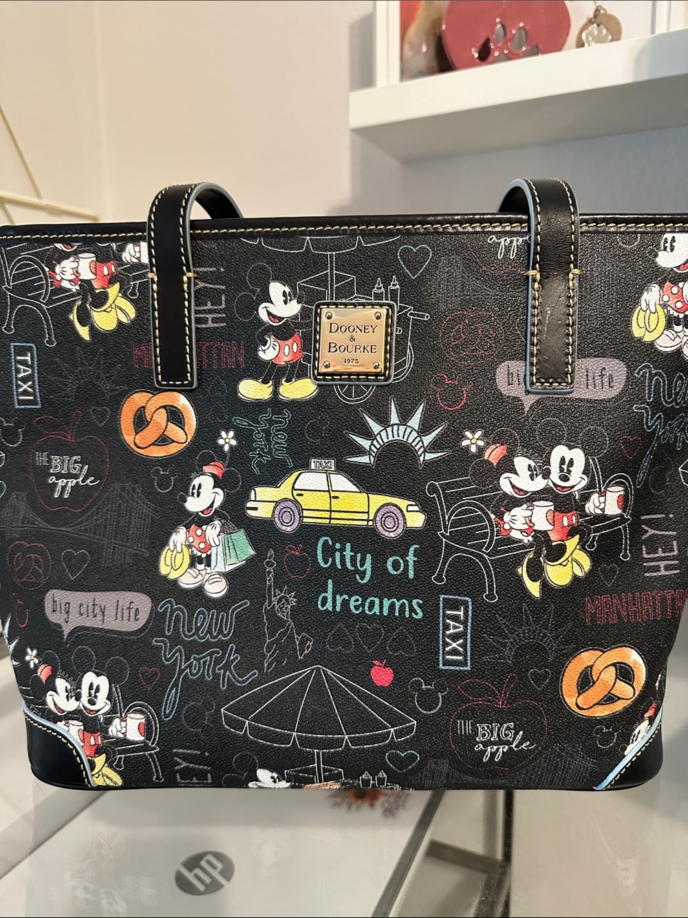 Dooney X Coach Minnie Mickey New York City handbag